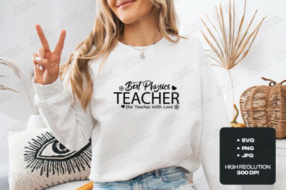 Best Physics Teacher SVG PNG Graphics for T-Shirt Designs
