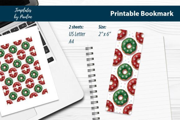 Classroom Christmas Bookmark Printable: Graphics & Print Templates