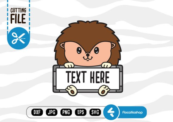Forest Board Monogram SVG, Hedgehog SVG — Crafts & Graphics