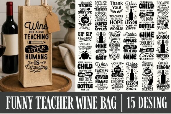 Funny Teacher SVG Bundle: Graphics for Crafts & Creative Brands