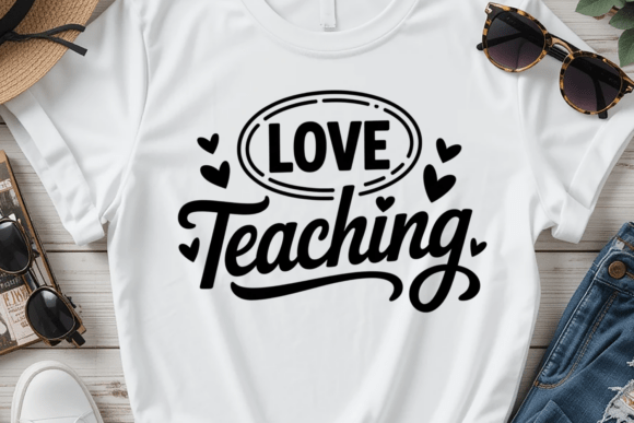 Teacher Quote Typography SVG: Graphics for T-Shirt Designs