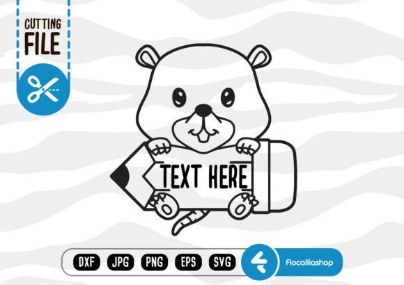 Woodland Animal Pencil SVG: Crafts & Graphics